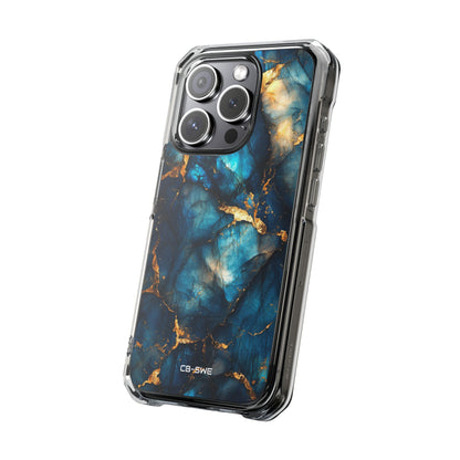 Luminous Gold Veins iPhone Case - Impact