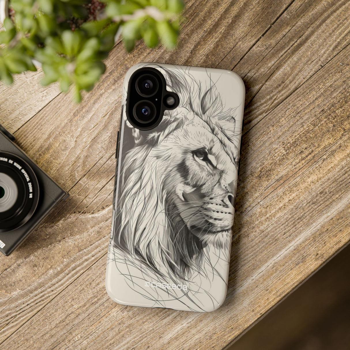 Majestic Lion: Minimalist Elegance - for iPhone 16