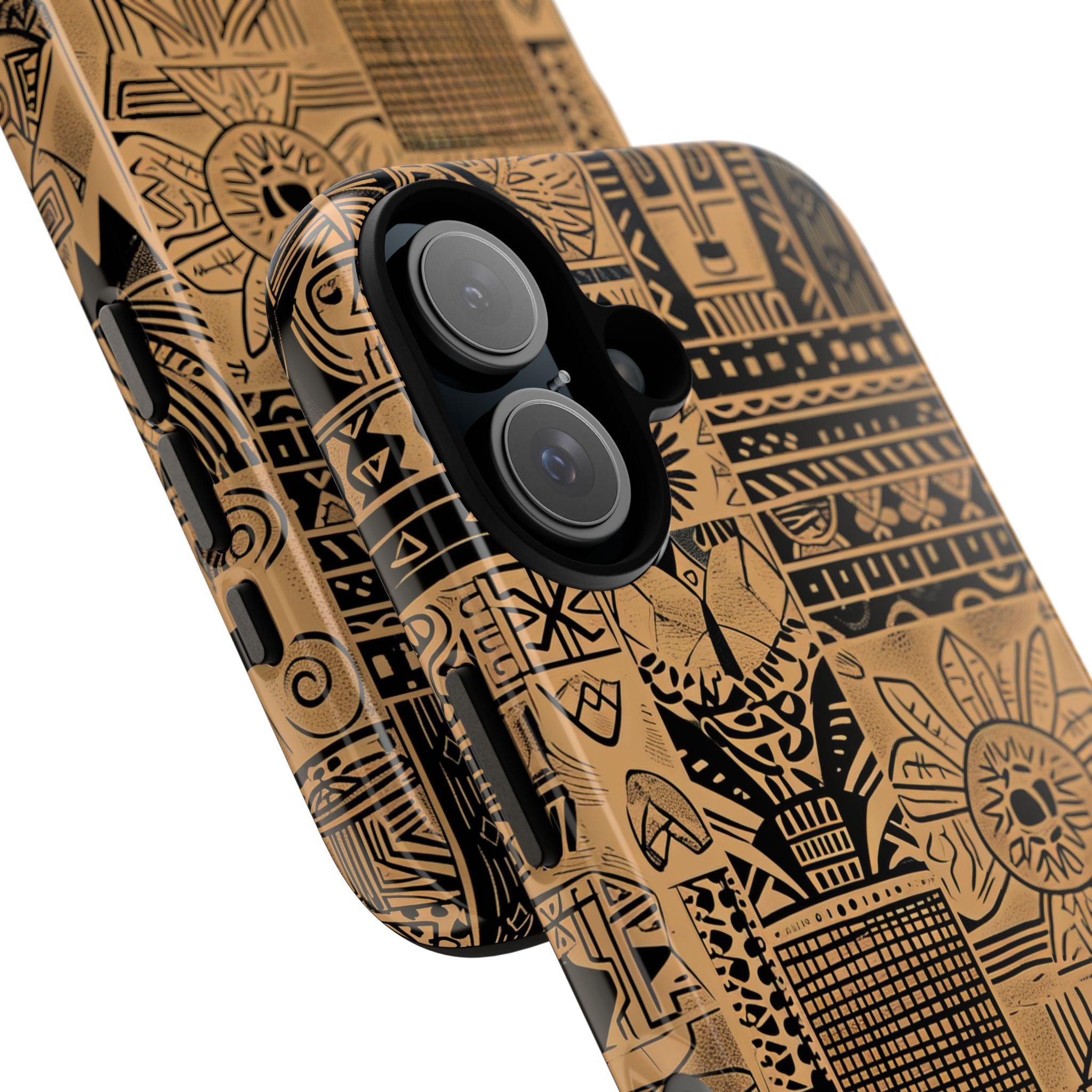 Tribal Faces iPhone 16 Pro Case - Tough