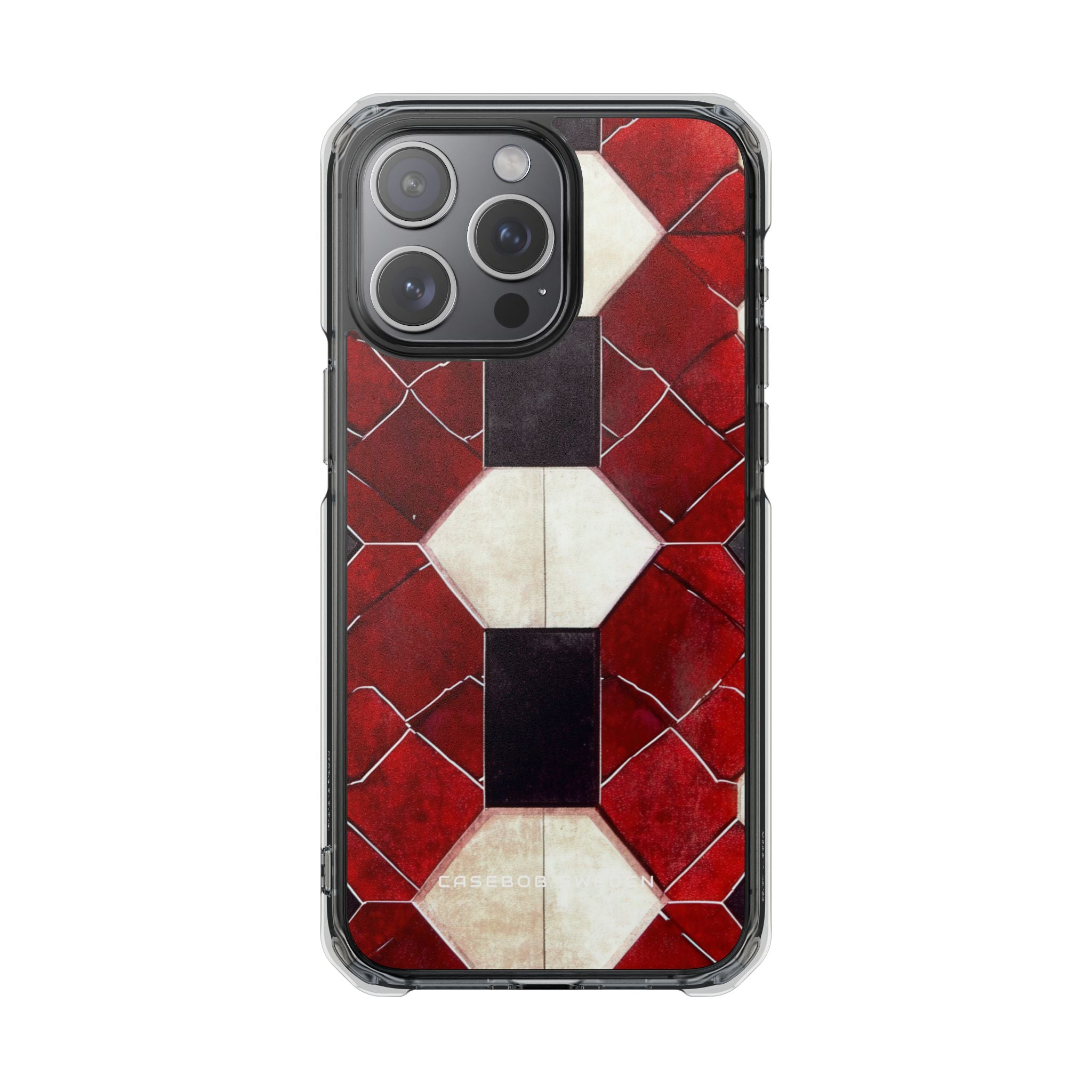 Gothic Hexagon Symmetry iPhone 15 - Clear Impact Phone Case