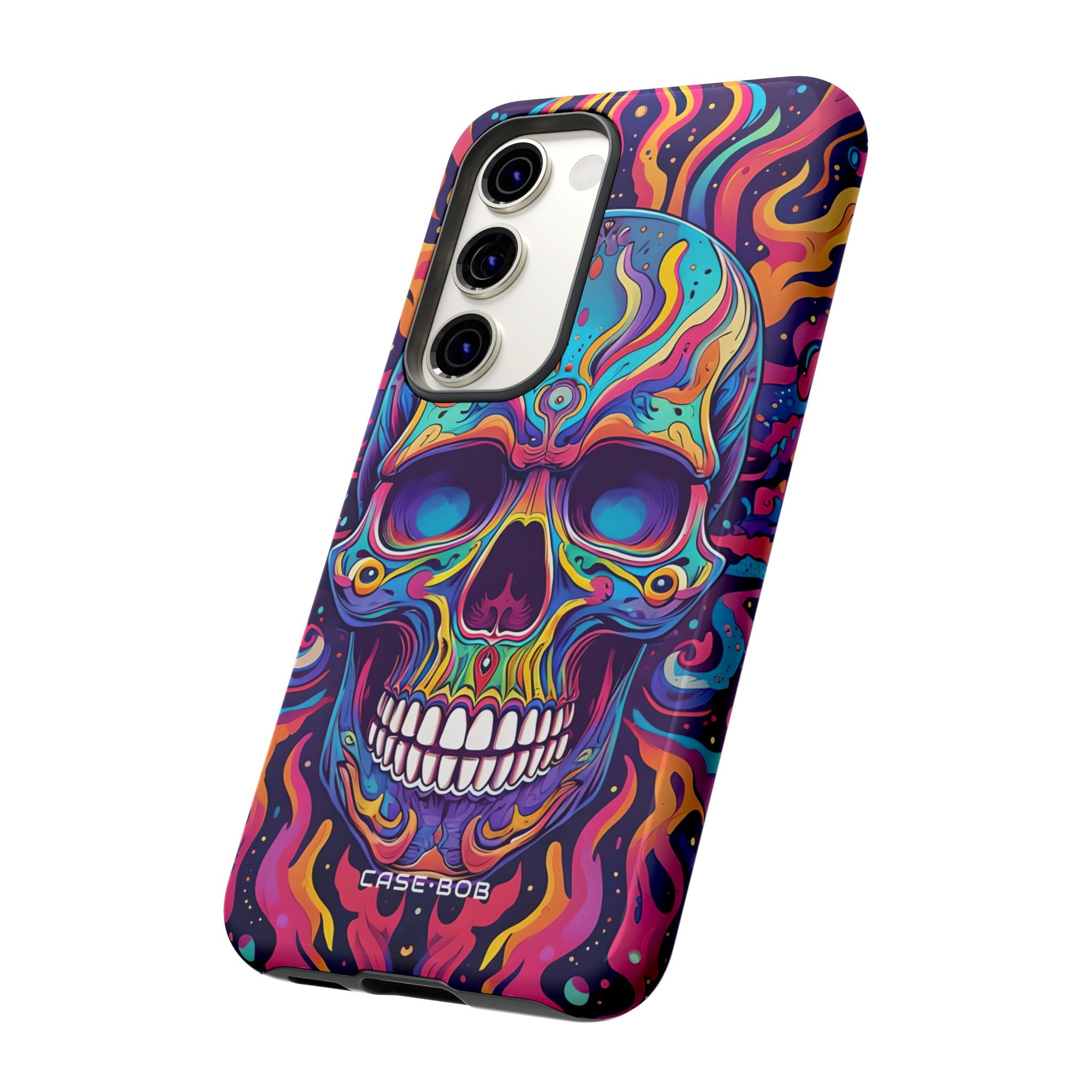 Flaming Skull Samsung S23 Case - Tough
