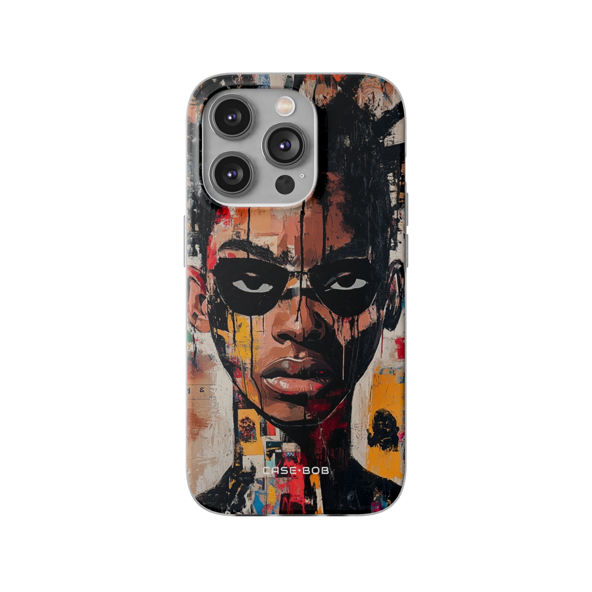 Masked Portrait Drips iPhone 14 Pro Case - Soft