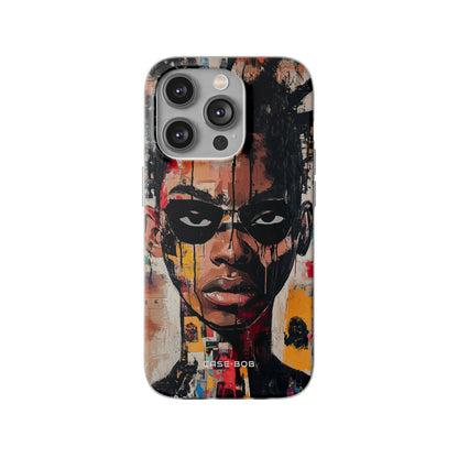 Masked Portrait Drips iPhone 14 Pro Case - Soft