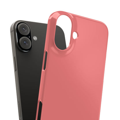 Light Coral iPhone 16 - Slim Phone Case