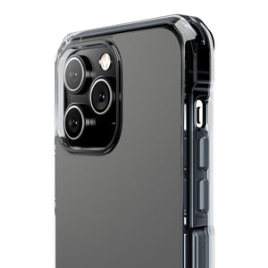 Dim Gray | Phone Case for iPhone (Clear Impact Case - Magnetic)