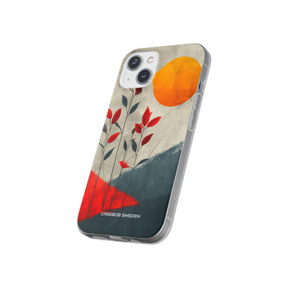 Gray Sunscape - Flexi iPhone 14 Phone Case