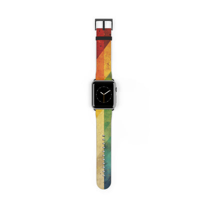 Crimson Stripes - Horlogeband