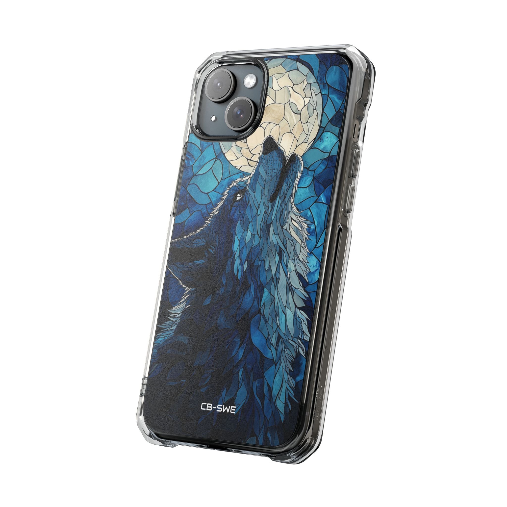 Wolf Howls Moonlight iPhone Case - Impact