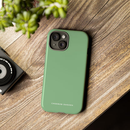 Dark Sea Green iPhone 15 - Tough Phone Case