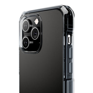 Black | Phone Case for iPhone (Clear Impact Case - Magnetic)