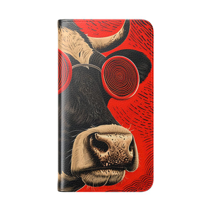 Spiral Cow Vision - Samsung S23 Case - Wallet