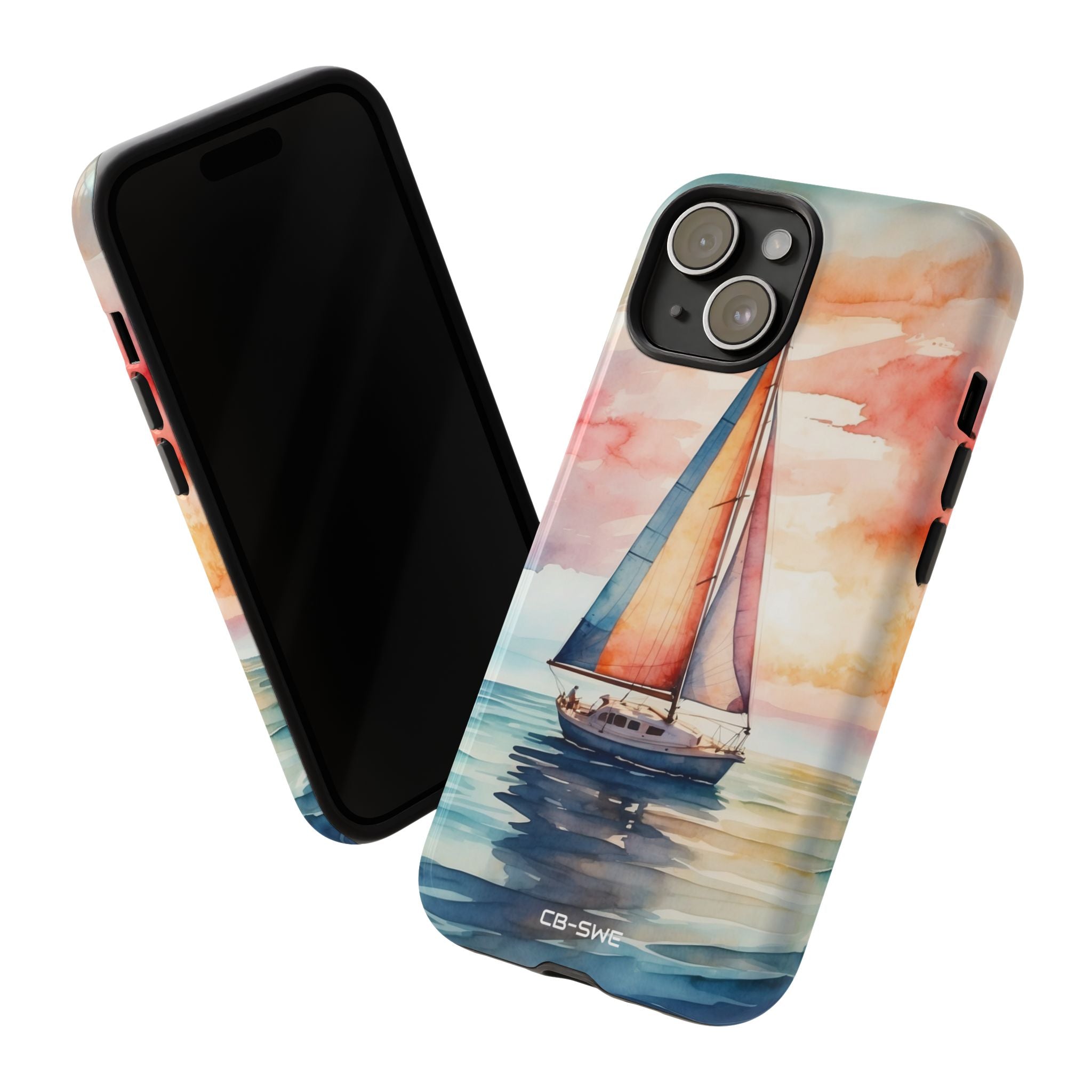 Sailboat Glides Calm - iPhone Case