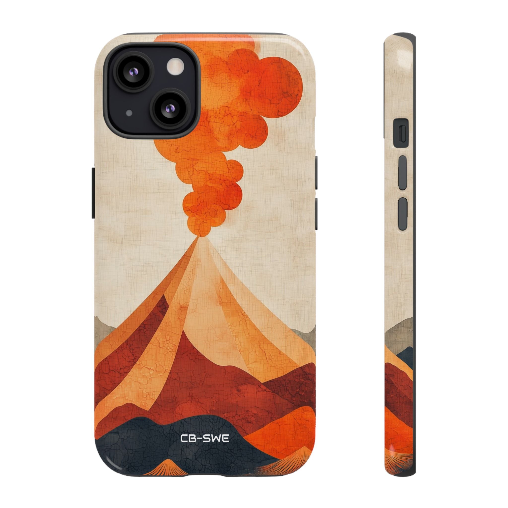 Erupting Heat Waves - iPhone Case