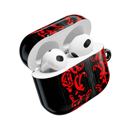 Crimson Swirl - AirPods Case