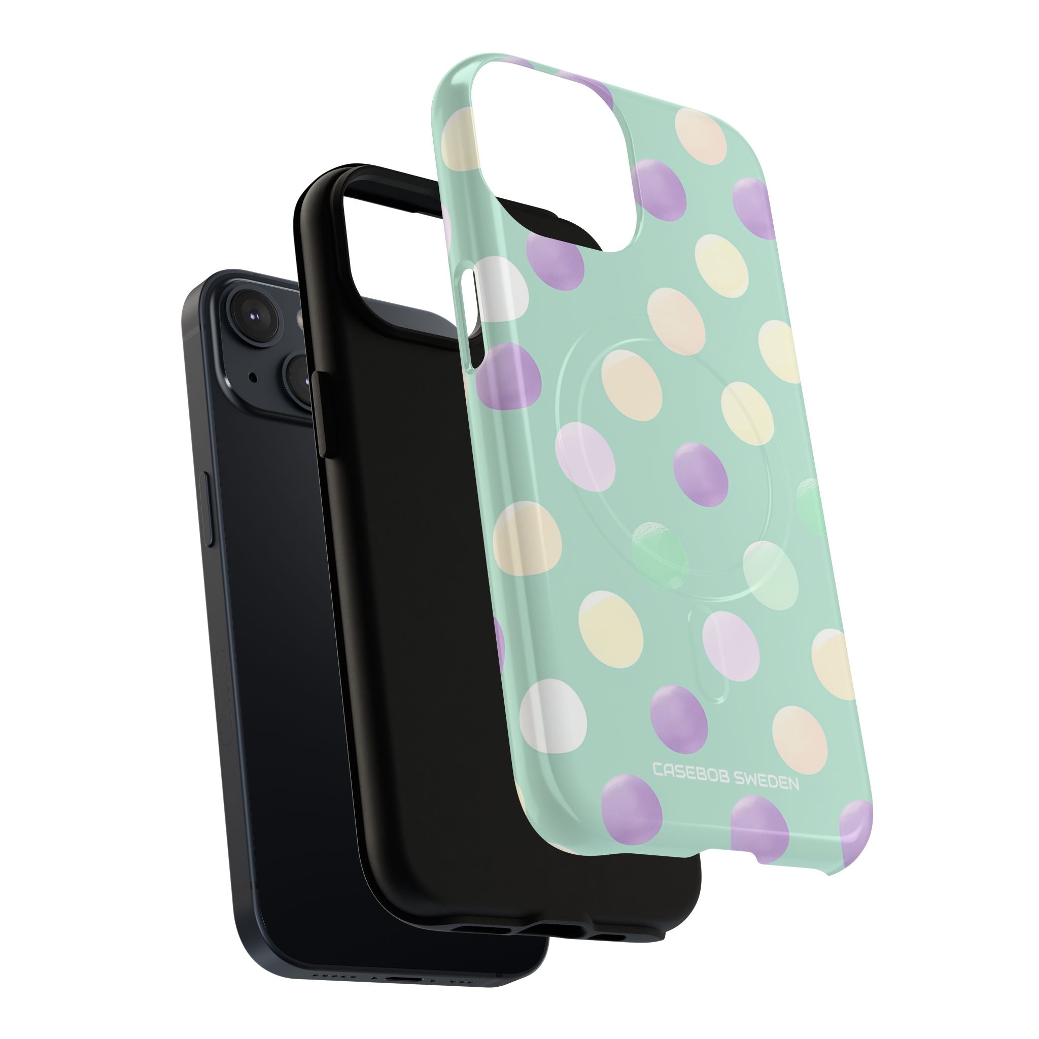 Pastel Polka Dots - Tough + MagSafe® iPhone 14 Phone Case