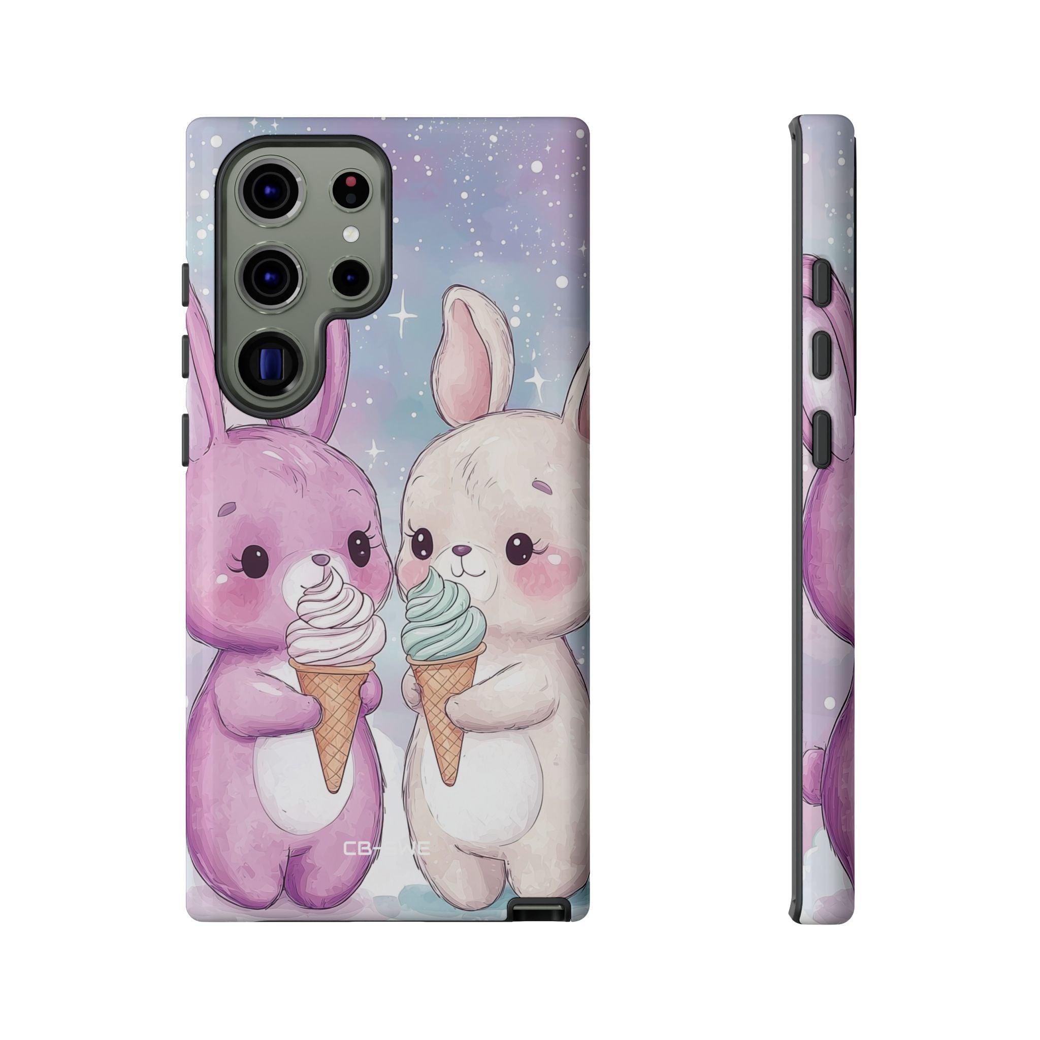 Rabbits Enjoy Ice Cream - Samsung Case