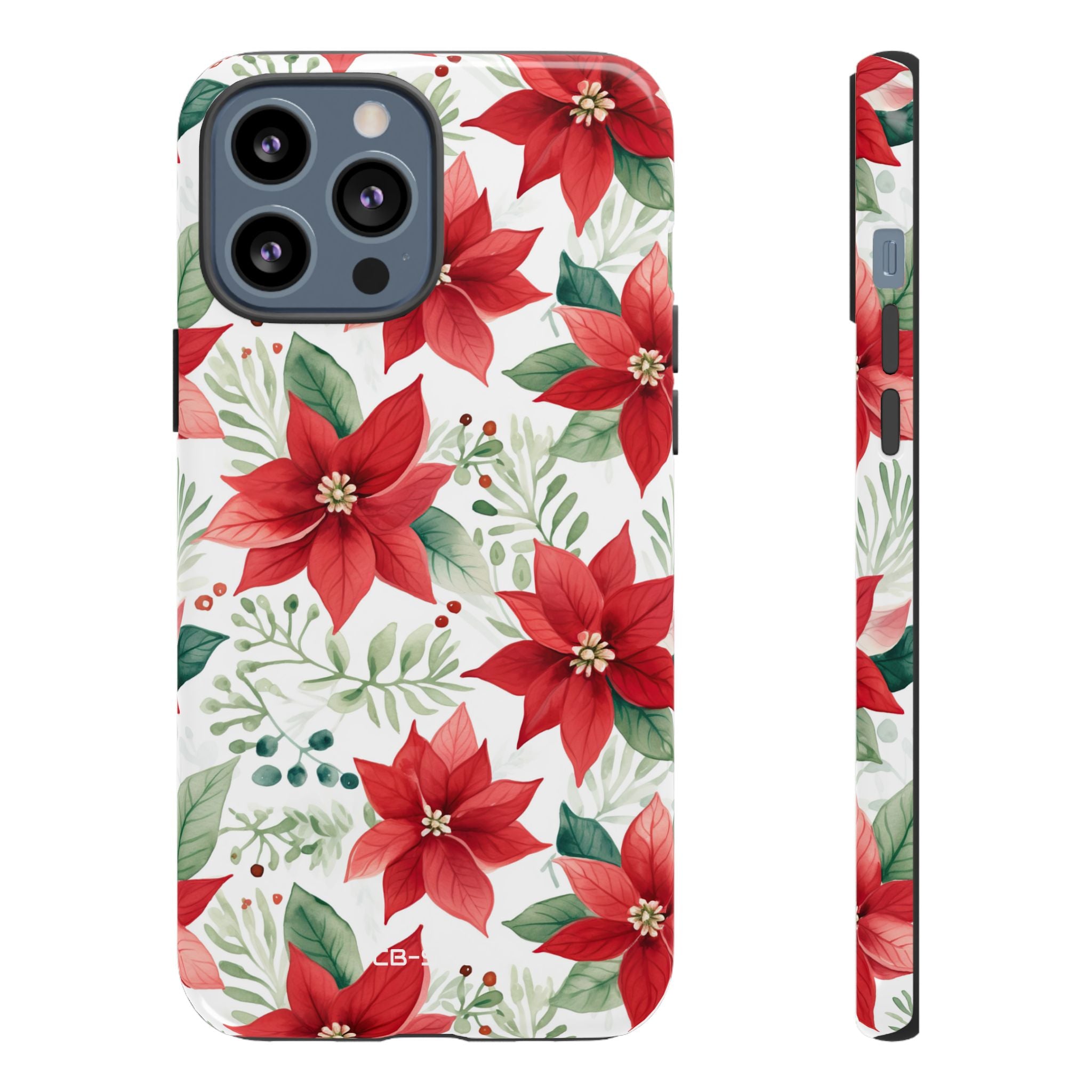Poinsettias Bloom Bright - iPhone Case