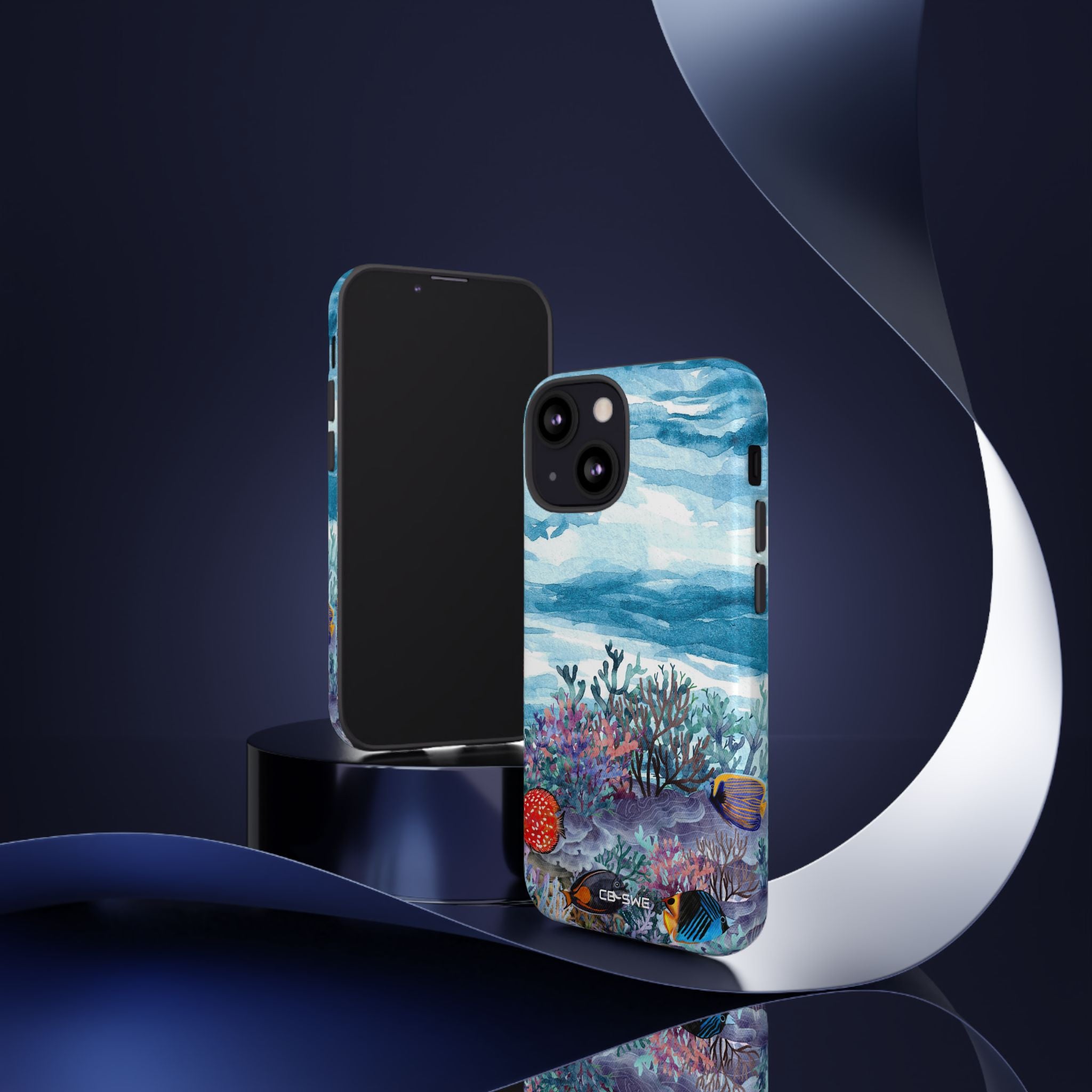Aquatic Life Watercolors - iPhone Case