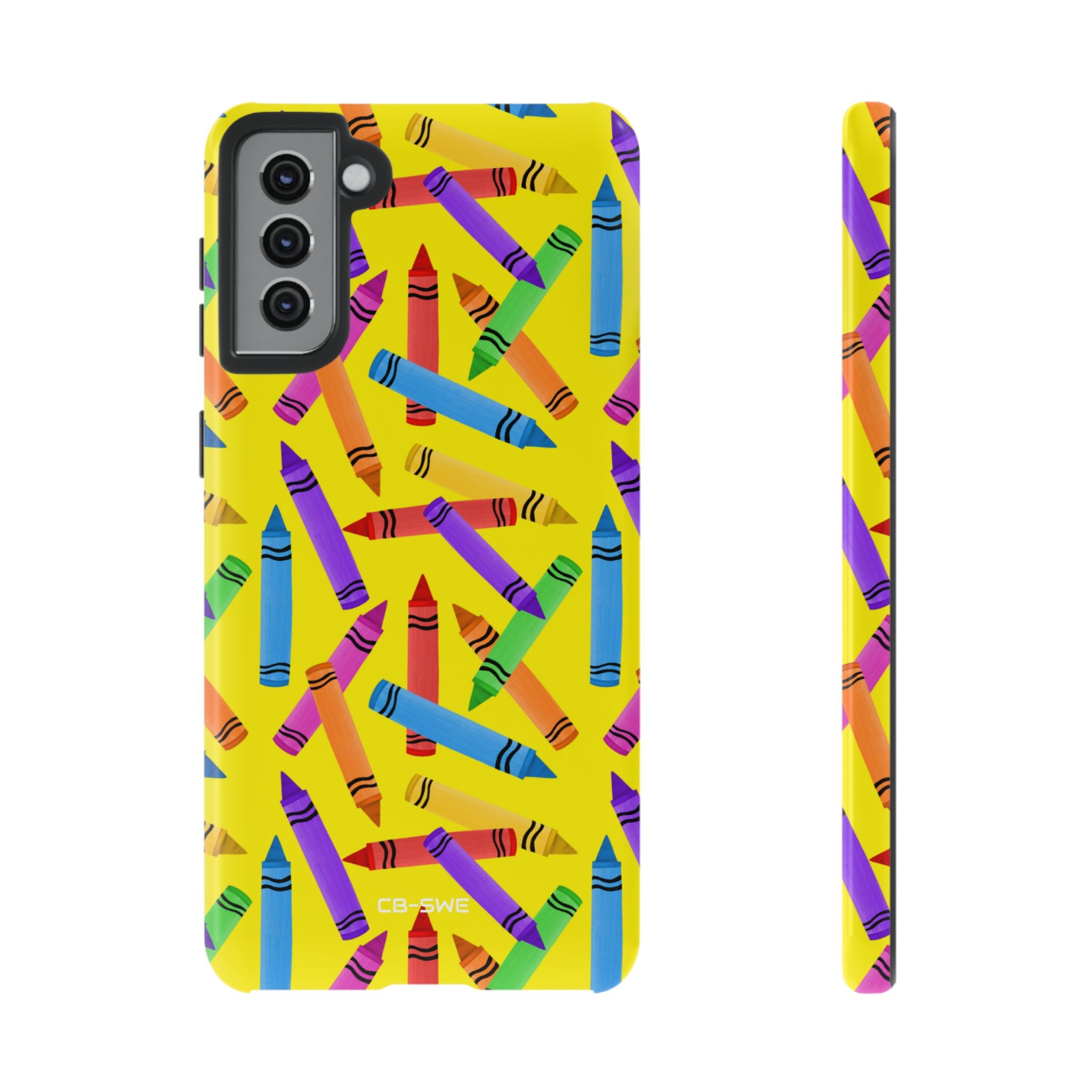Crayons Scatter Playfully - Samsung Case