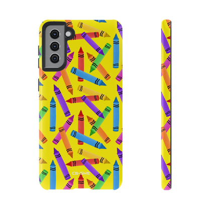 Crayons Scatter Playfully - Samsung Case