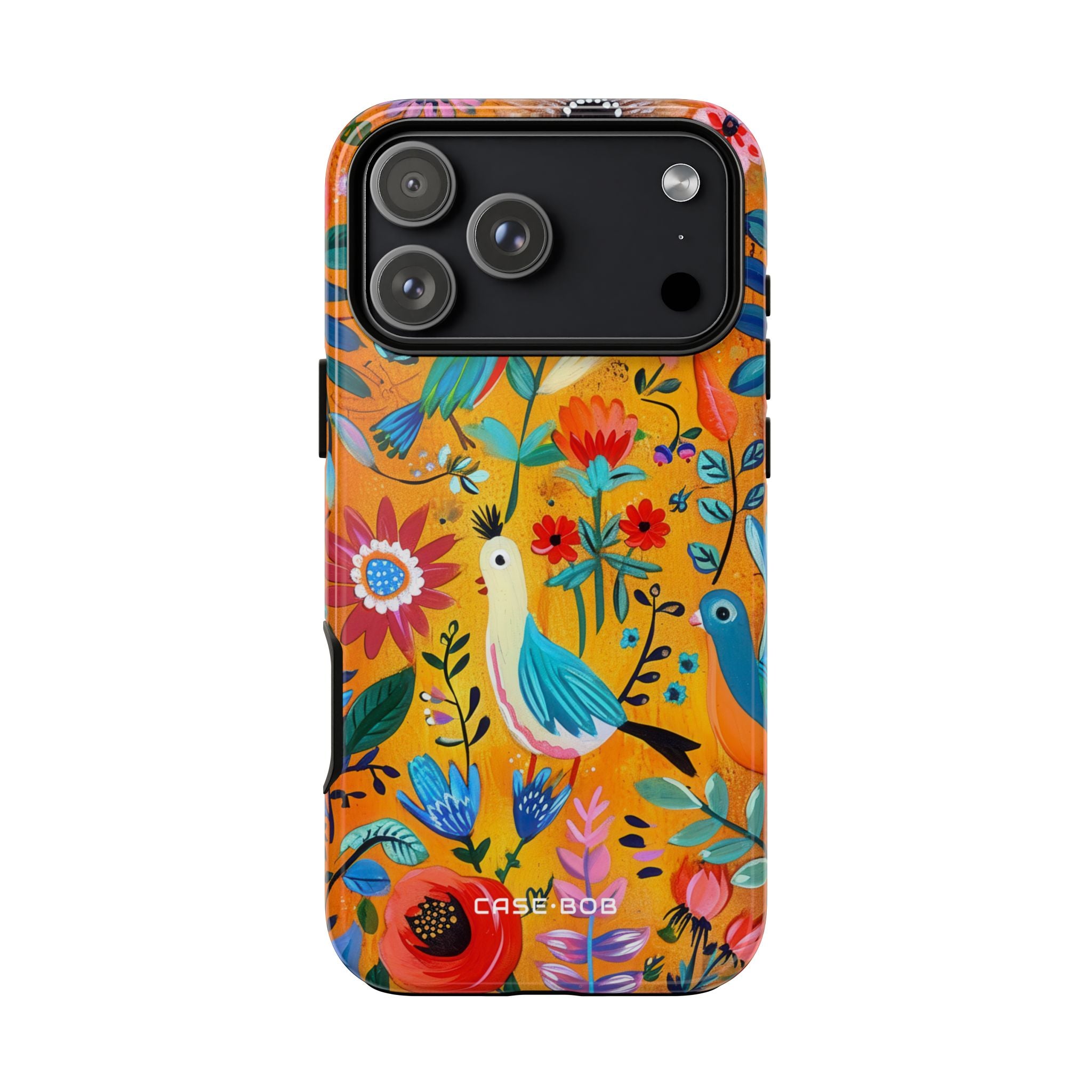 Colorful Birds Bloom iPhone 17 Pro Max Case - Tough
