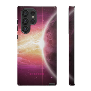 Purple Planets in Space - Protective Phone Case