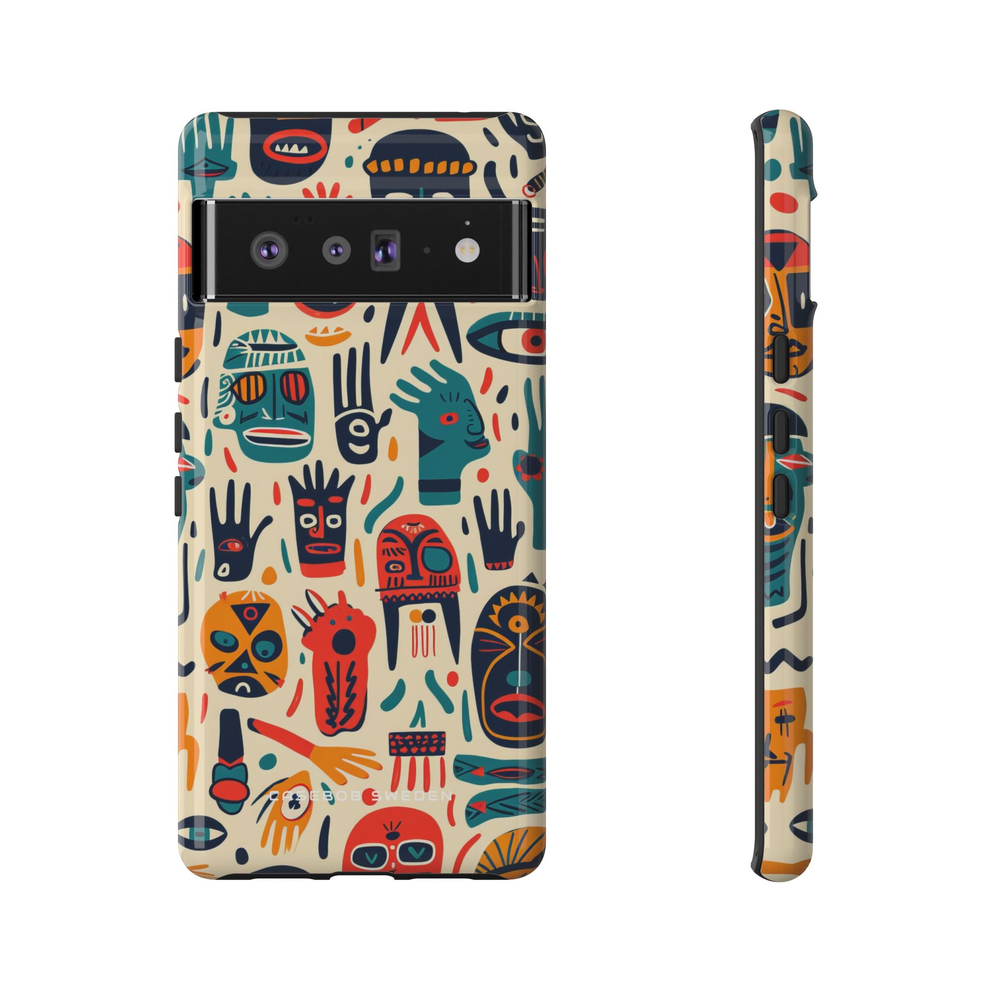 Gradient Tribalscape Vibrance Google Pixel 6 - Tough Phone Case