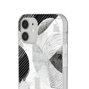 Monochrome Dynamics | Flexible Phone Case for iPhone