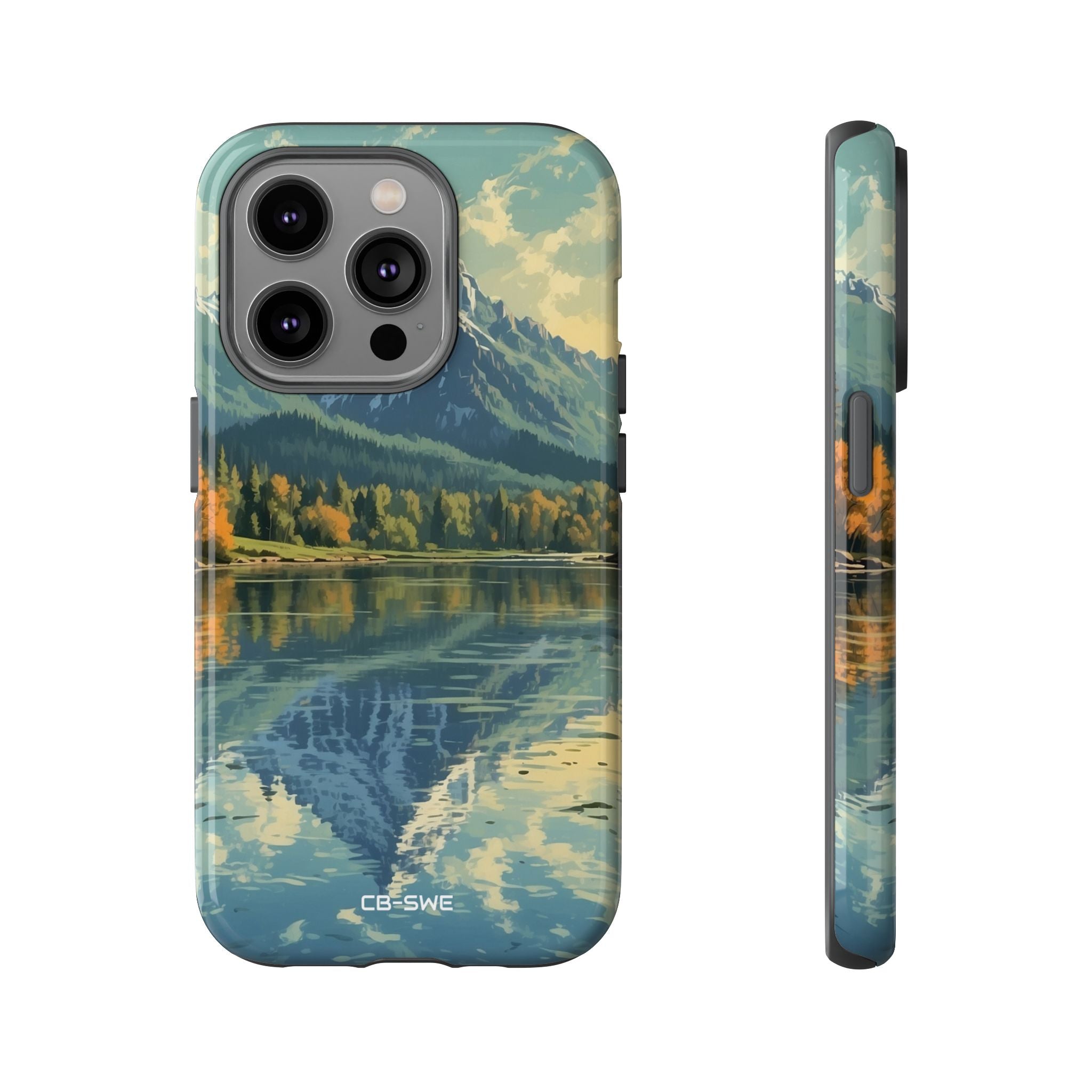 Mountain Reflects Calm - iPhone Case