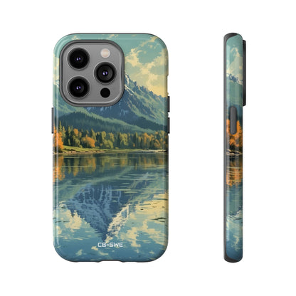 Mountain Reflects Calm - iPhone Case
