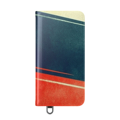 Navy Streak - Samsung S25 Case - Lompakko