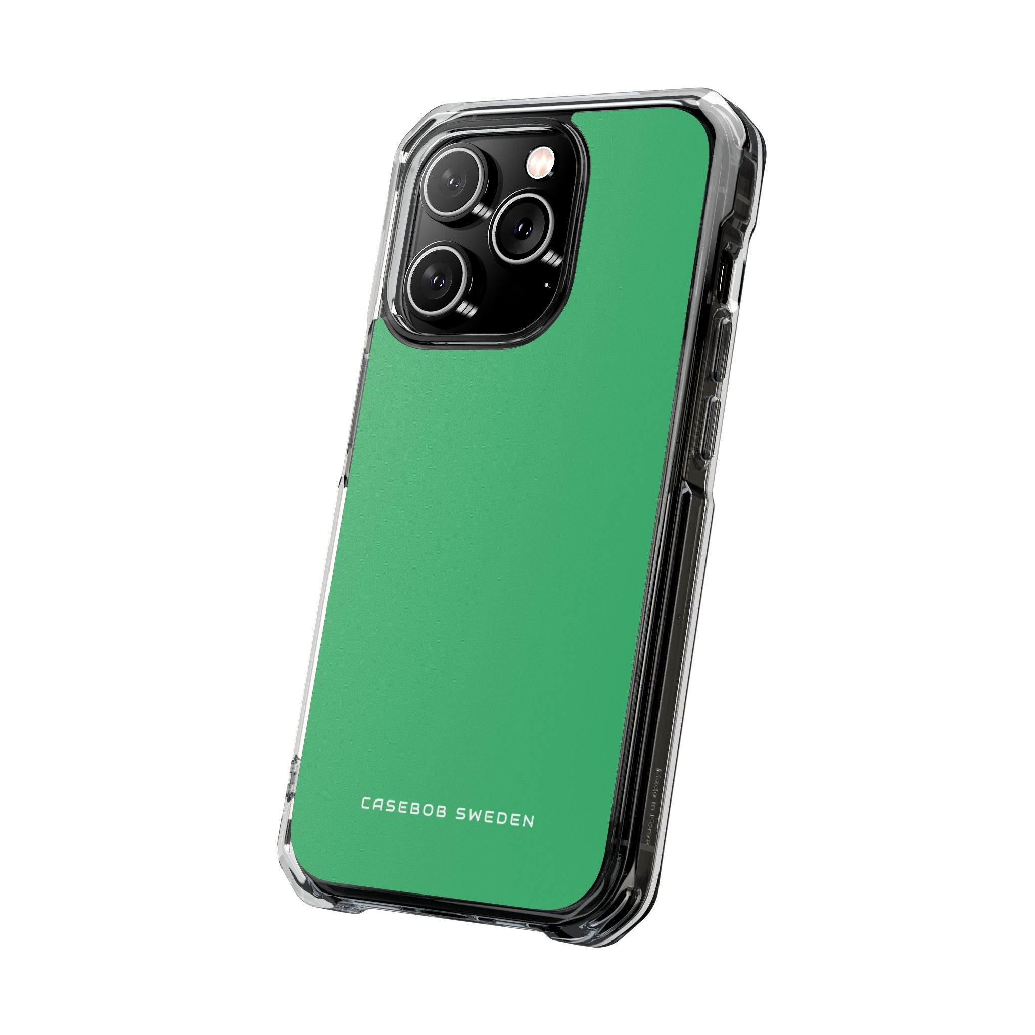 Medium Sea Green iPhone 14 - Clear Impact Phone Case