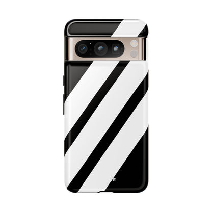 Monochrome Diagonal Symmetry - Google Pixel Case