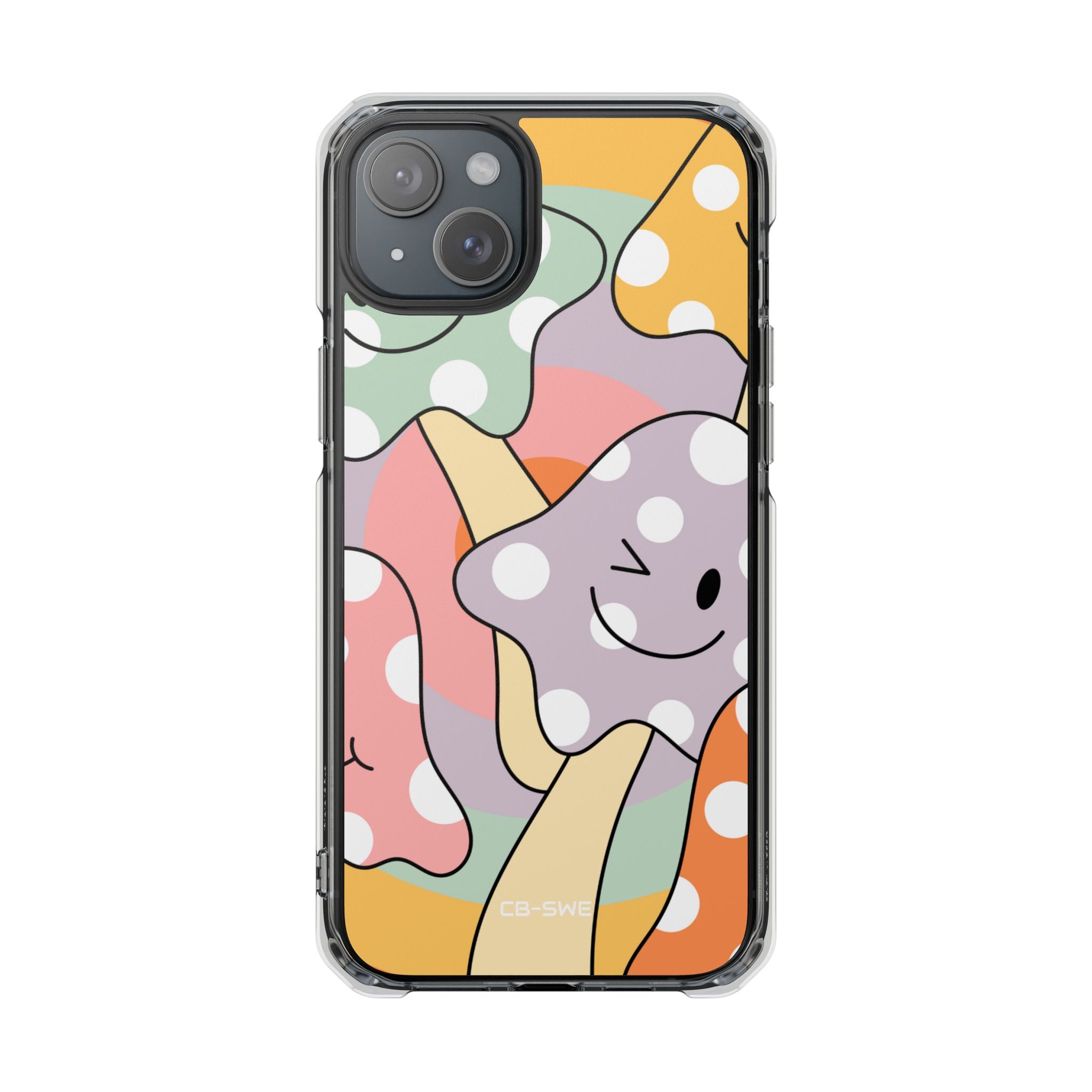 Playful Mushroom Friends iPhone Case - Impact