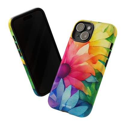 Vibrant Floral Symphony - iPhone Case