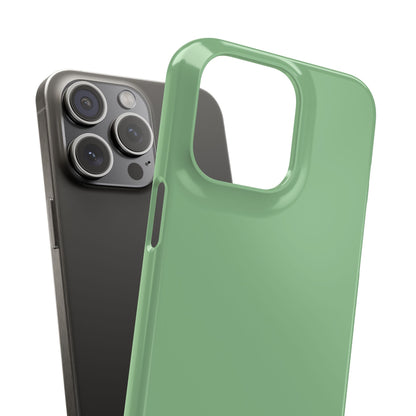 Dark Sea Green iPhone 15 - Slim Phone Case