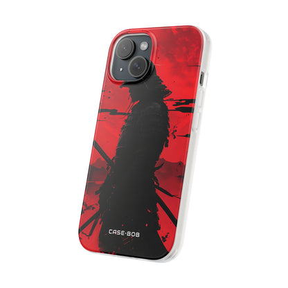 Crimson Samurai iPhone 15 Case - Soft