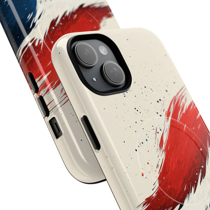 Red Surge iPhone 15 Plus Case - Tough+