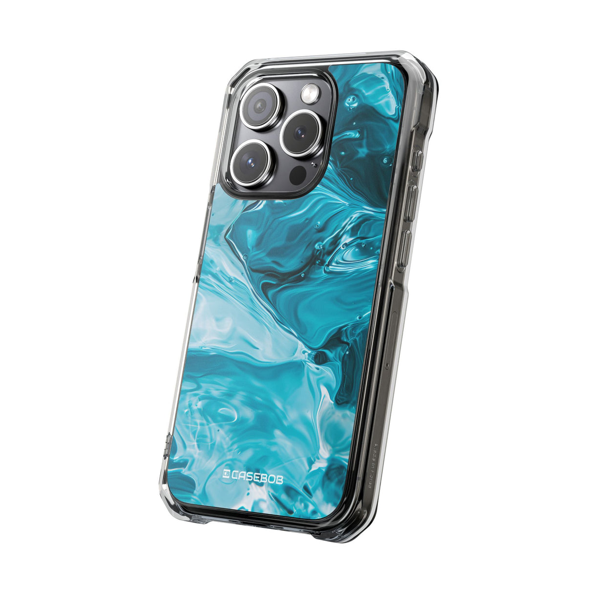 Turquoise Pantone  | Phone Case for iPhone (Clear Impact Case - Magnetic)