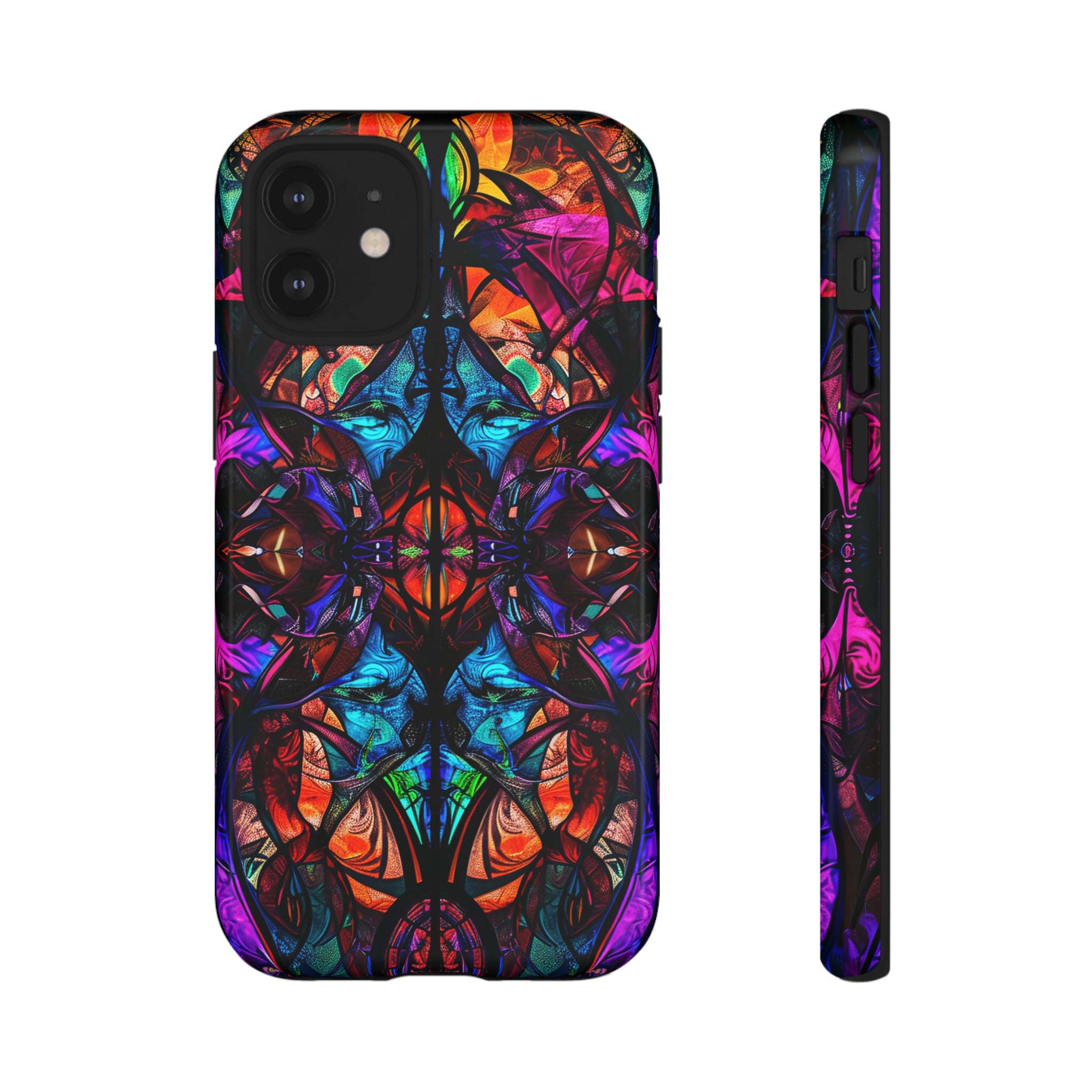 Gothic Stained Glass Splendor - Protective Phone Case