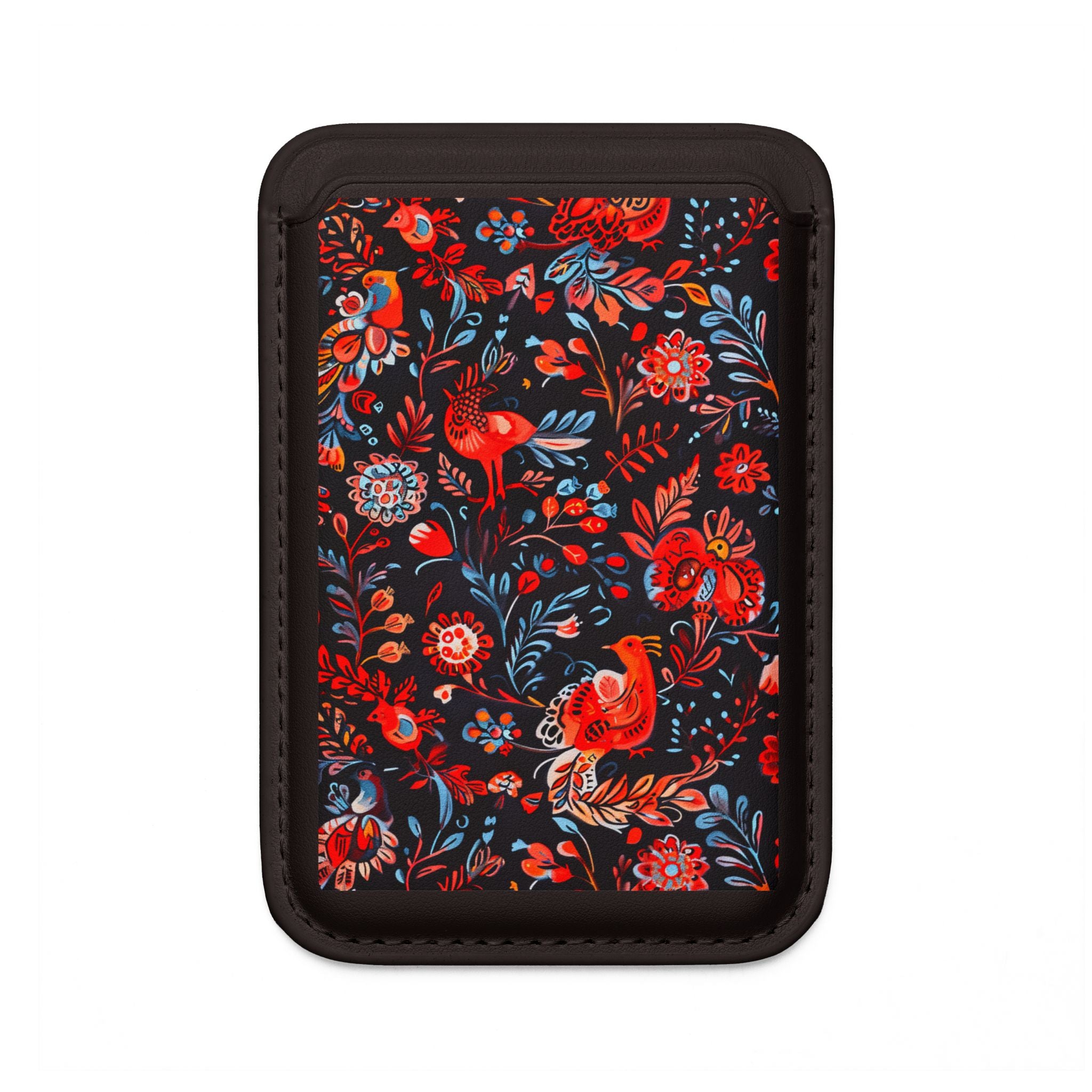 Folk Bird Flame Wallet – MagSafe Ready