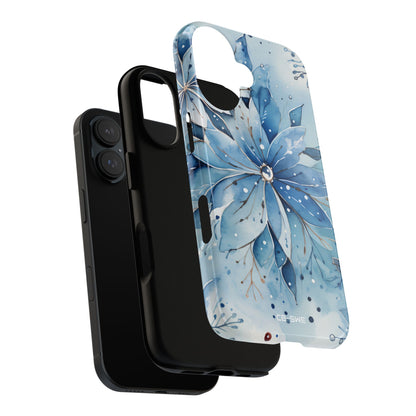 Floral Frost Embrace - iPhone Case