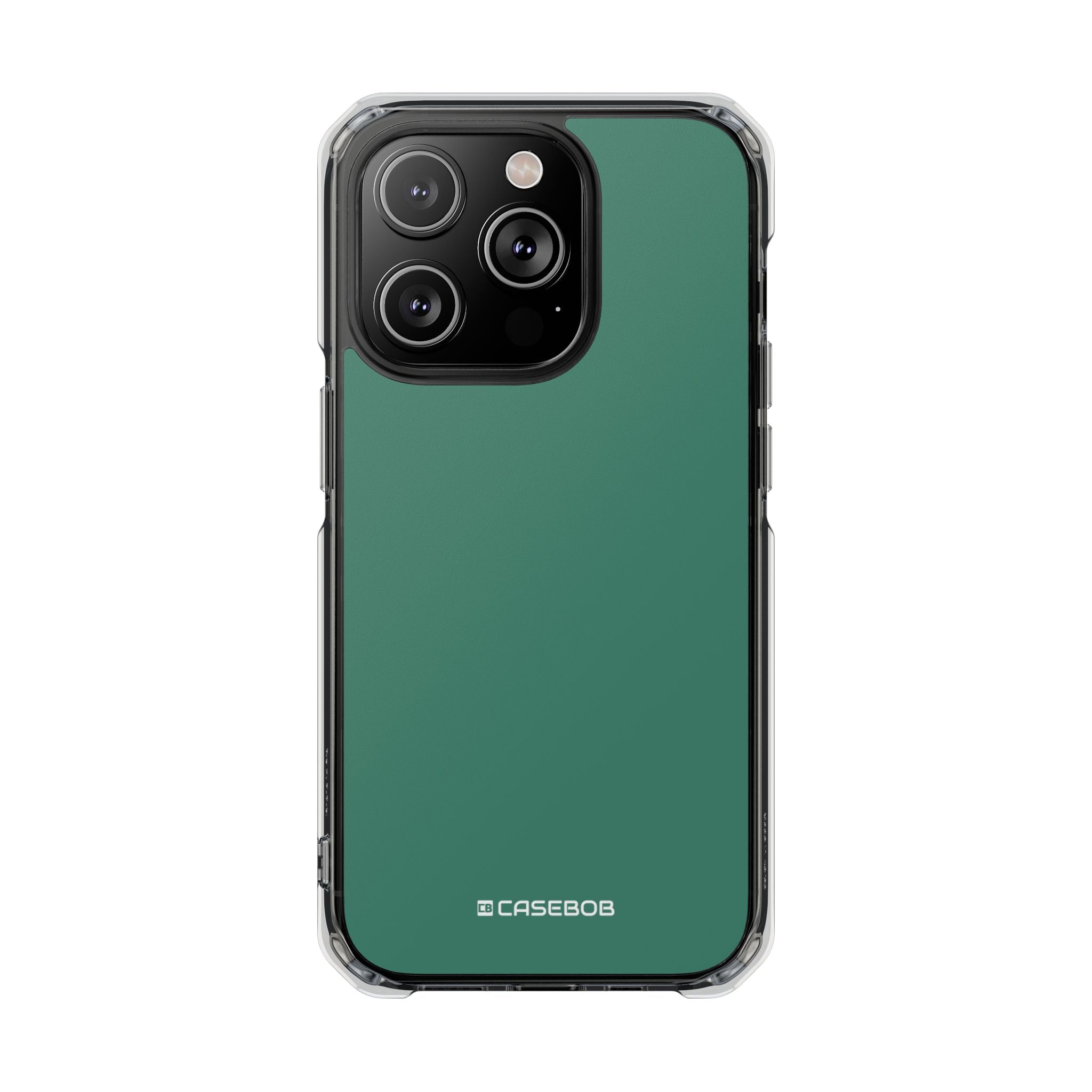 Viridian Green - Clear Impact Case for iPhone