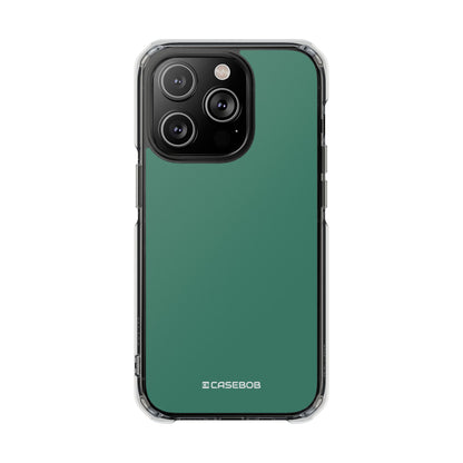 Viridian Green - Clear Impact Case for iPhone