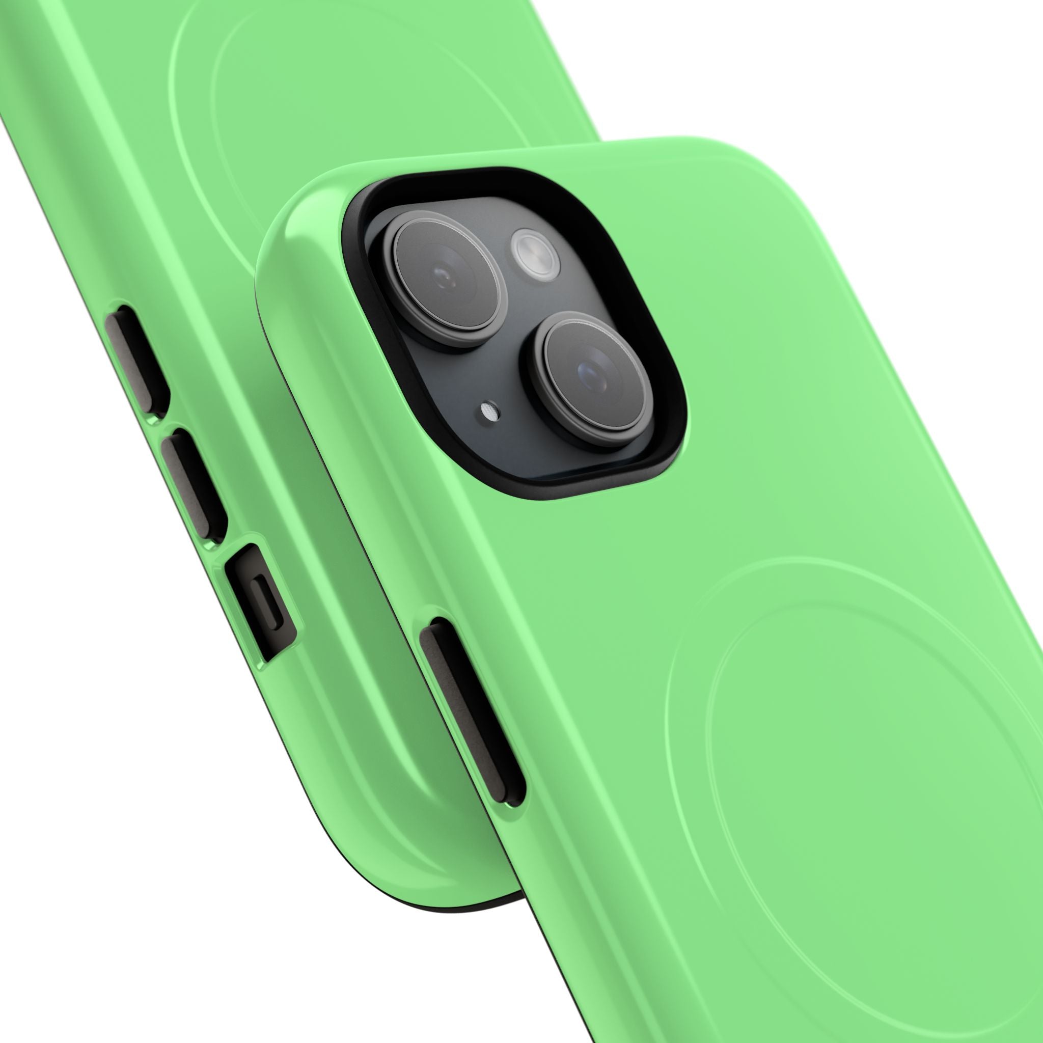 Pale Green iPhone 15 | Tough+ Phone Case