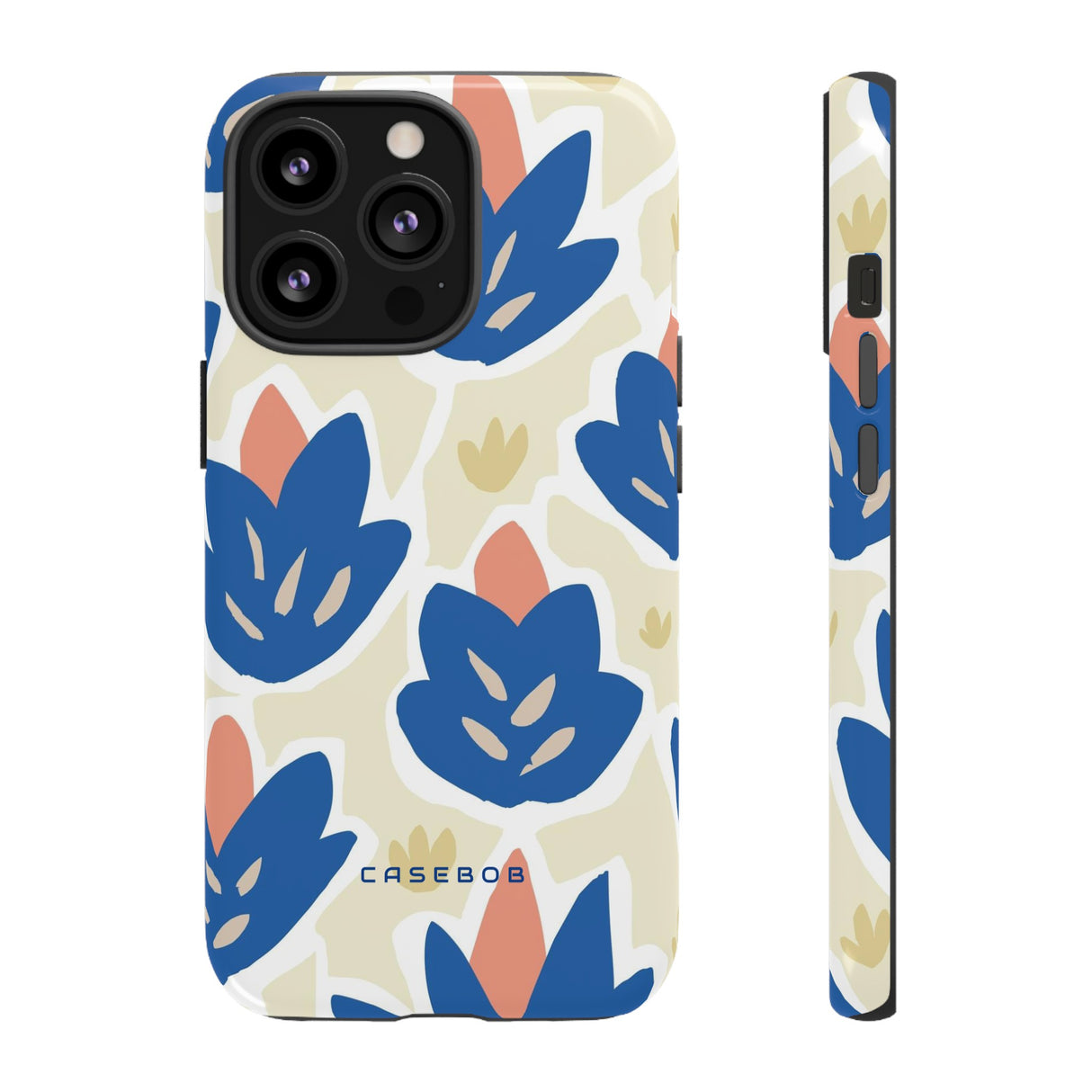 Blue Happy Flower - Protective Phone Case