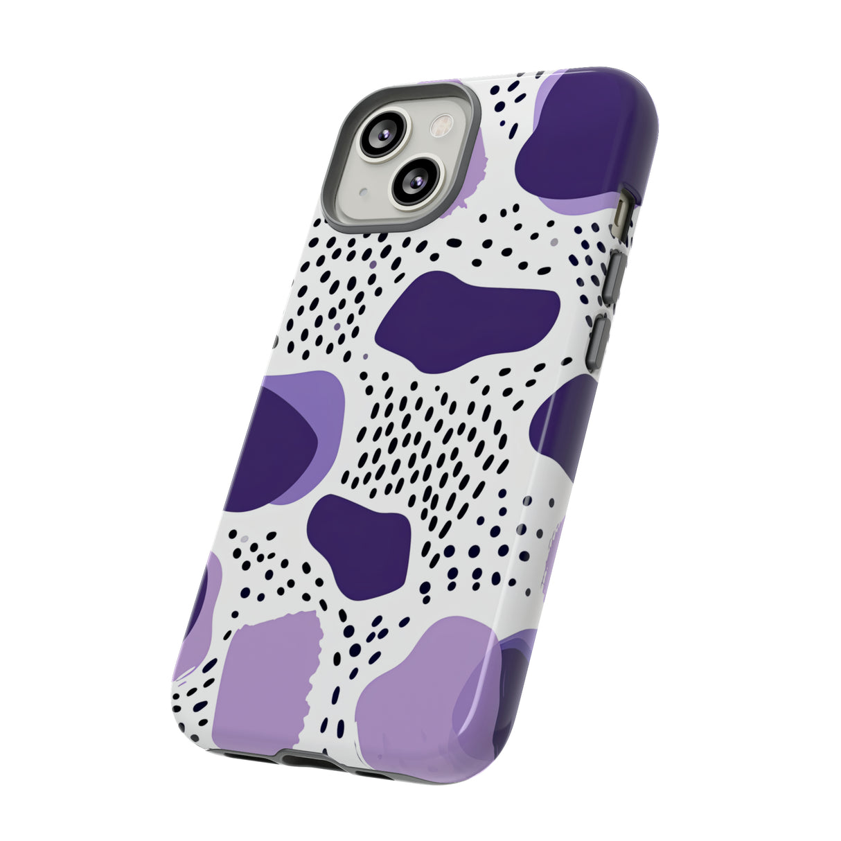 Purple Dots Elegance Case - Schutzhülle fürs Handy