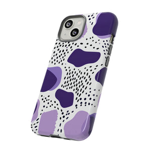 Purple Dots Elegance Case - Schutzhülle fürs Handy