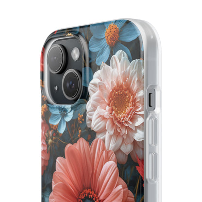 Surreal Floral Harmony iPhone 15 - Flexi Phone Case