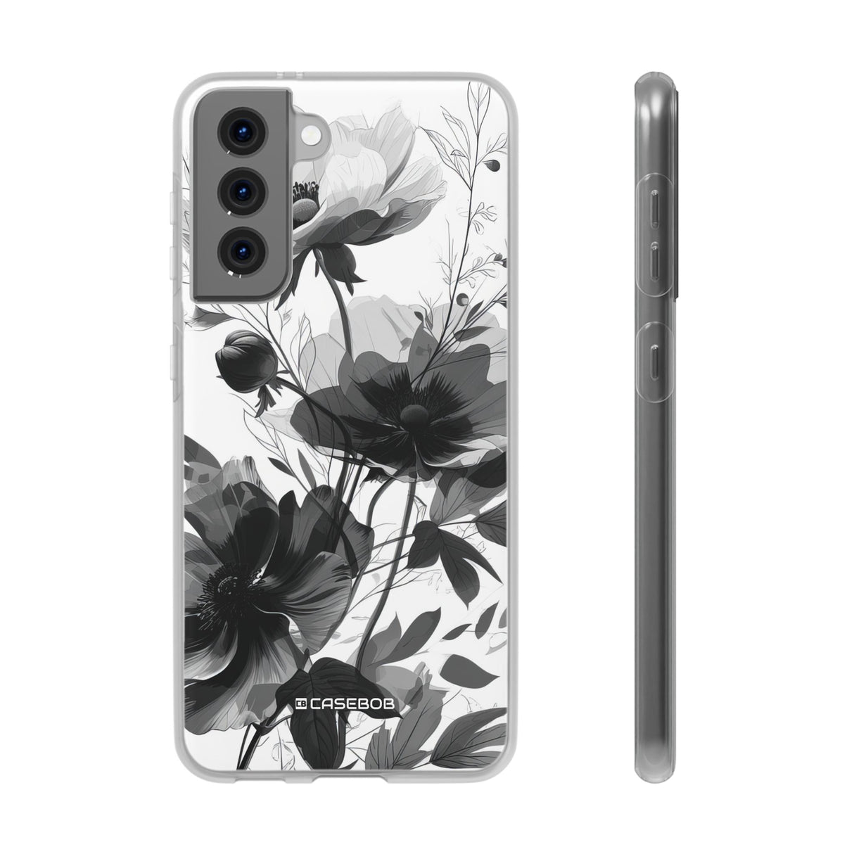 Botanische Eleganz | Flexible Handyhülle für Samsung Galaxy